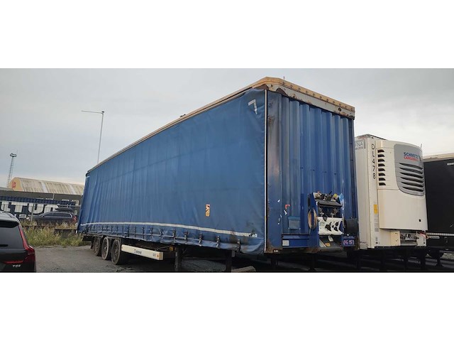 2013 krone sd semi-zeiltrailer - afbeelding 1 van  10