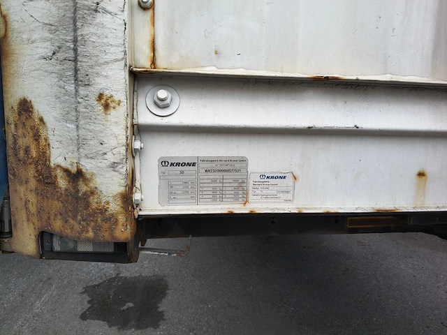 2013 krone sd semi-zeiltrailer - afbeelding 3 van  12