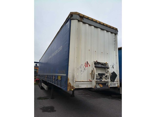 2013 krone sd semi-zeiltrailer - afbeelding 5 van  12