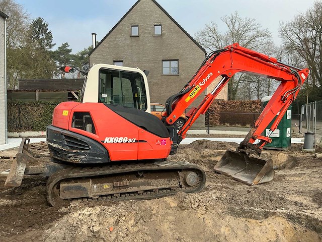 2013 kubota kx080-3 midigraafmachine - afbeelding 6 van  22