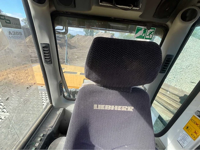 2013 liebherr a 309 litronic wielgraafmachine - afbeelding 18 van  31