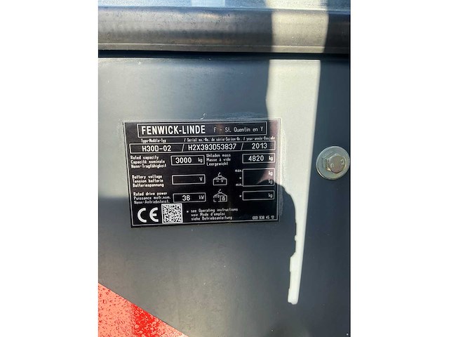 2013 linde h30d-02 vorkheftruck - afbeelding 85 van  91