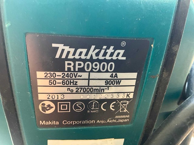 2013 makita rp0900 bovenfrees - afbeelding 3 van  4