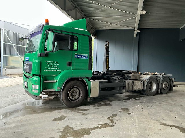 2013 man tgs containerhaak vrachtwagen - afbeelding 1 van  28