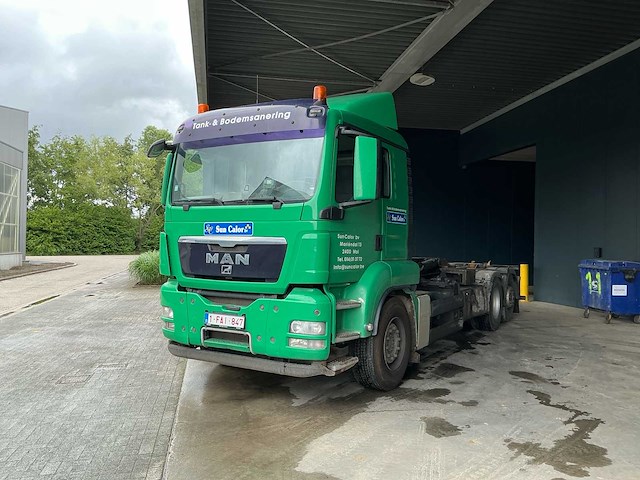 2013 man tgs containerhaak vrachtwagen - afbeelding 12 van  28