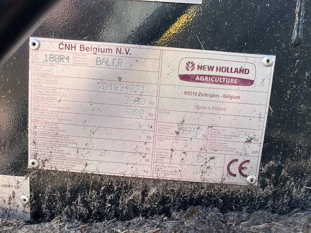 2013 new holland br7070 ronde balenpers voor wisselstukken - afbeelding 20 van  27