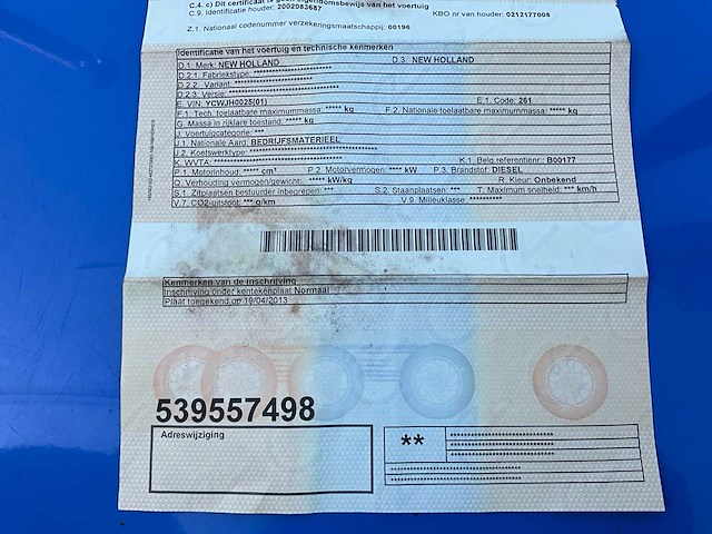 2013 new holland g6035 frontmaaier 4wd - afbeelding 16 van  17