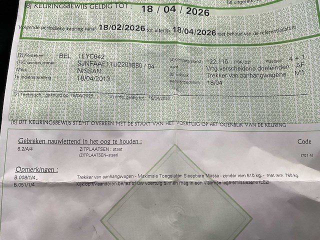2013 note e11 nissan - afbeelding 32 van  39