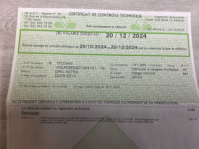 2013 opel astra - automaat - airco - afbeelding 59 van  62