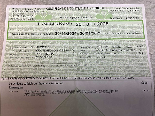 2013 opel astra personenauto 1fcd915 - afbeelding 39 van  41