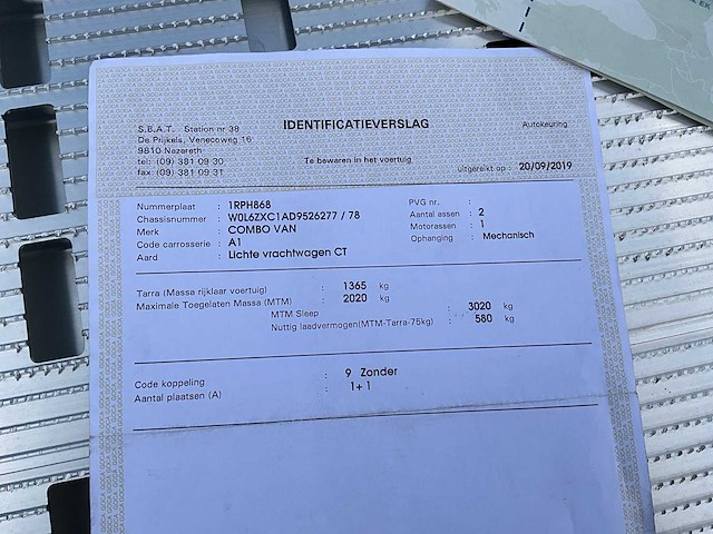 2013 opel combo-d-van lichte vrachtwagen - afbeelding 22 van  29