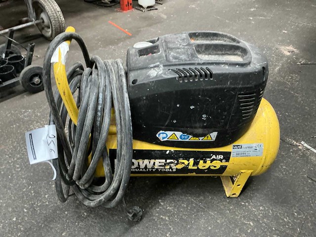 2013 powerplus powx 1725 luchtcompressor - afbeelding 1 van  3