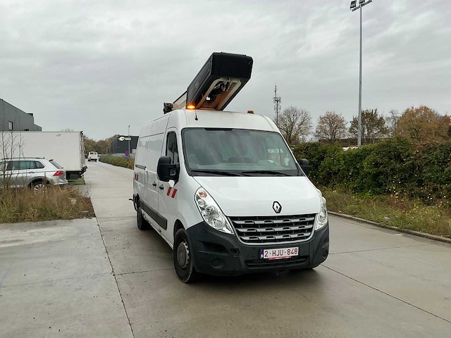 2013 renault master lichte vrachtwagen met hoogwerker - afbeelding 3 van  13