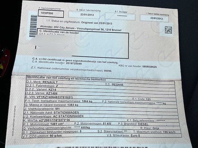 2013 renault megane stationwagen - trekhaak - airco - afbeelding 46 van  51