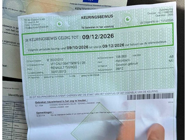 2013 renault twingo personenauto - afbeelding 25 van  25