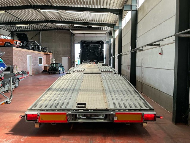 2013 scania r440 (full option) vrachtwagen + autotransporter oplegger ( combinatie ) - afbeelding 38 van  42