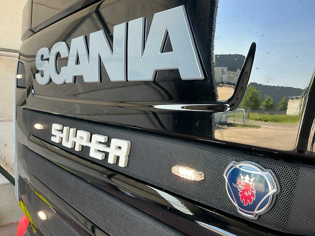 2013 scania r440 (full option) vrachtwagen + autotransporter oplegger ( combinatie ) - afbeelding 8 van  14