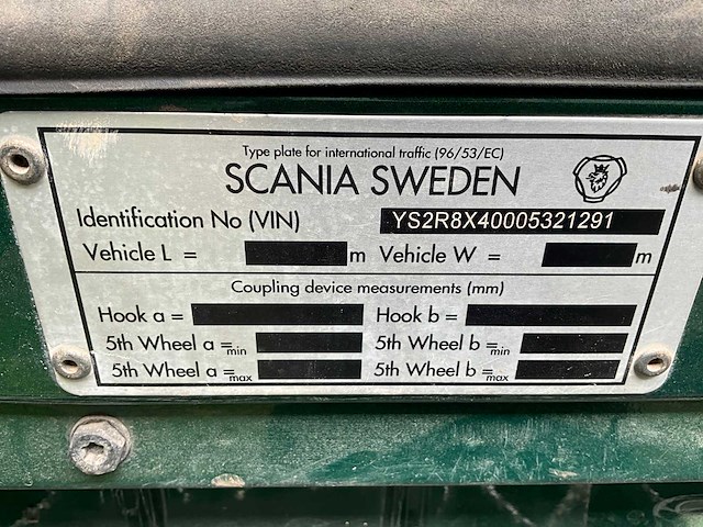 2013 scania r500 vrachtwagen kraanwagen kipper - afbeelding 6 van  10