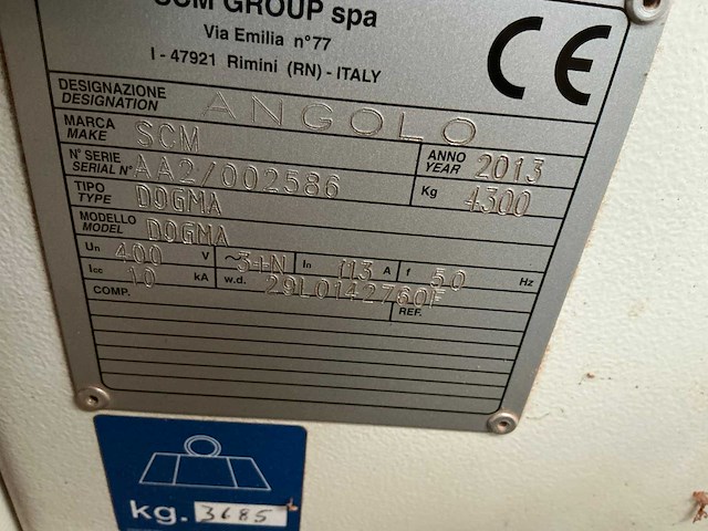 2013 scm dogma angola cnc hoekmachine voor ramen en deuren - afbeelding 4 van  15