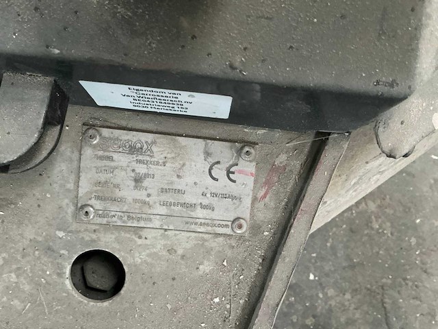 2013 seacx trekker 5 accu aangedreven dolly - afbeelding 7 van  9