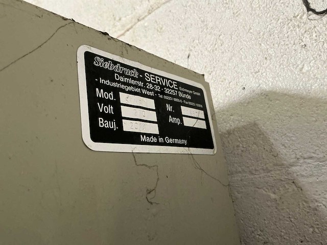 2013 siebdruck simp4 verfreinigingsstation - afbeelding 7 van  11