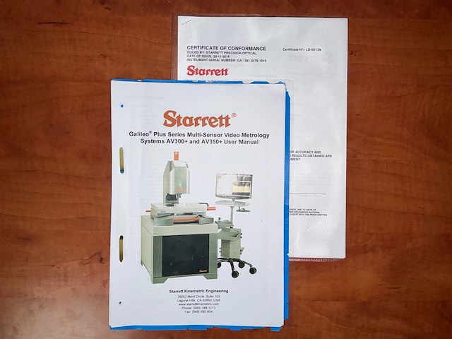 2013 starrett av350-z-m3-3led 3d-meetmachine - afbeelding 11 van  11
