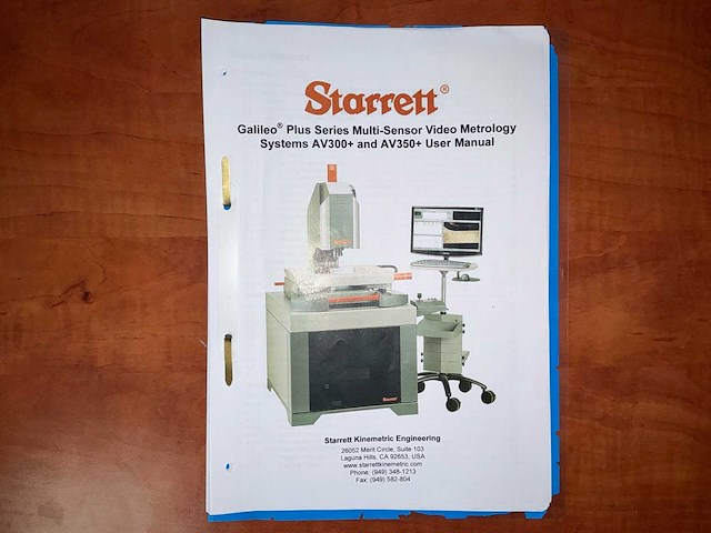 2013 starrett av350-z-m3-3led 3d-meetmachine - afbeelding 7 van  9