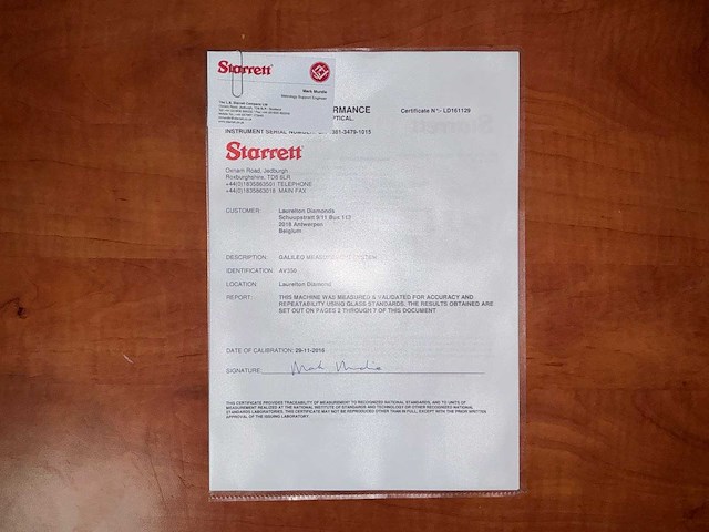 2013 starrett av350-z-m3-3led 3d-meetmachine - afbeelding 8 van  9