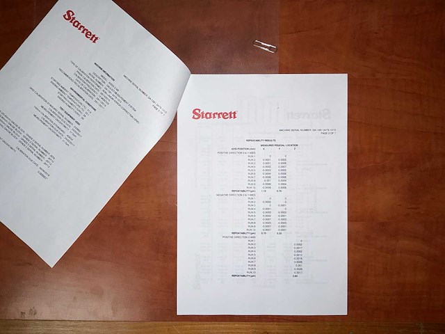 2013 starrett av350-z-m3-3led 3d-meetmachine - afbeelding 9 van  9