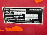 2013 takeuchi tb150c rupsgraafmachine - afbeelding 5 van  19