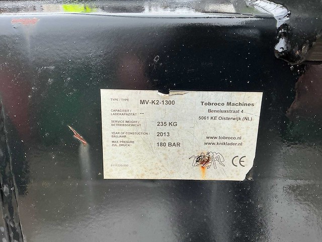 2013 tobroco mv-k2-1300 mestklauw - afbeelding 4 van  4