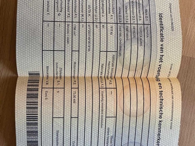 2013 toyota auris hybride personenauto - afbeelding 44 van  50