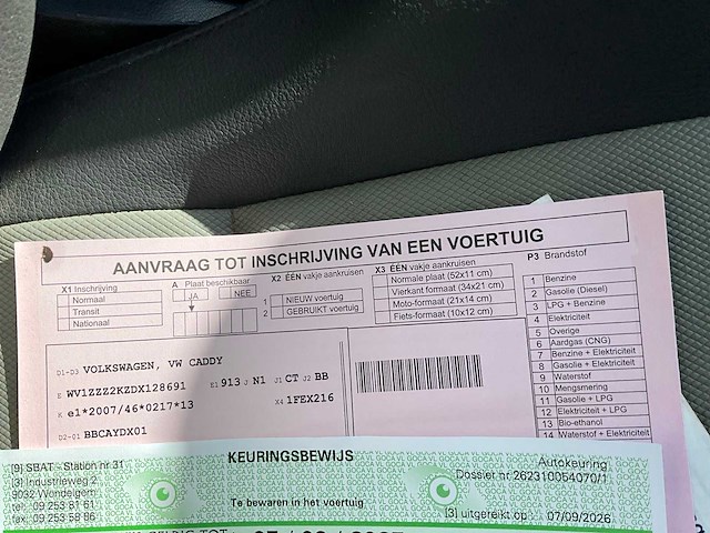 2013 volkswagen caddy bedrijfswagen - afbeelding 24 van  30