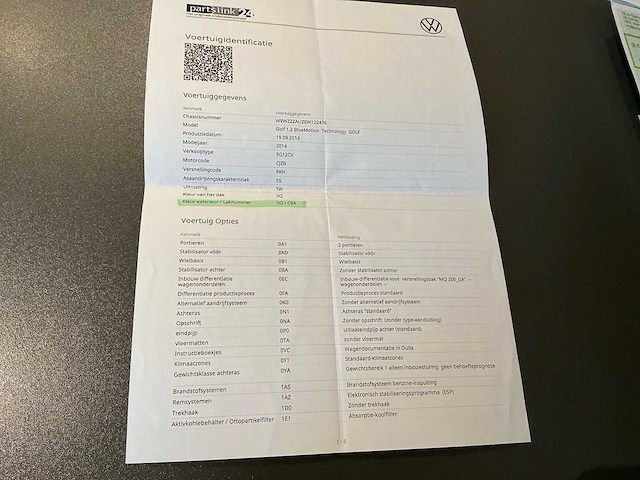 2013 volkswagen golf bluemotion 1.2 - afbeelding 17 van  24