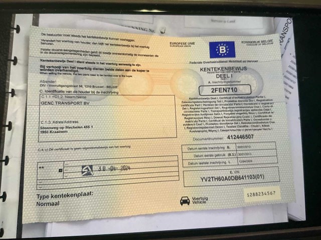 2013 volvo fl e5 vrachtwagen - afbeelding 34 van  37