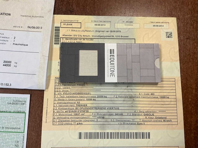 2013 volvo fma3c oplegger - afbeelding 20 van  28