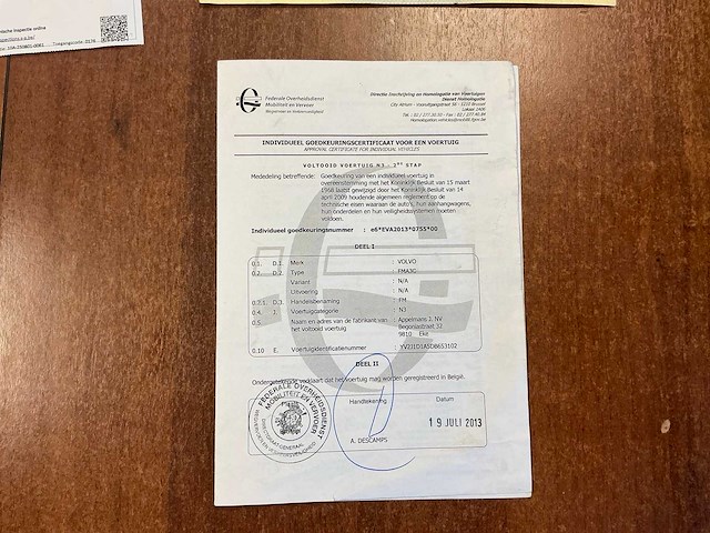 2013 volvo fma3c oplegger - afbeelding 21 van  28