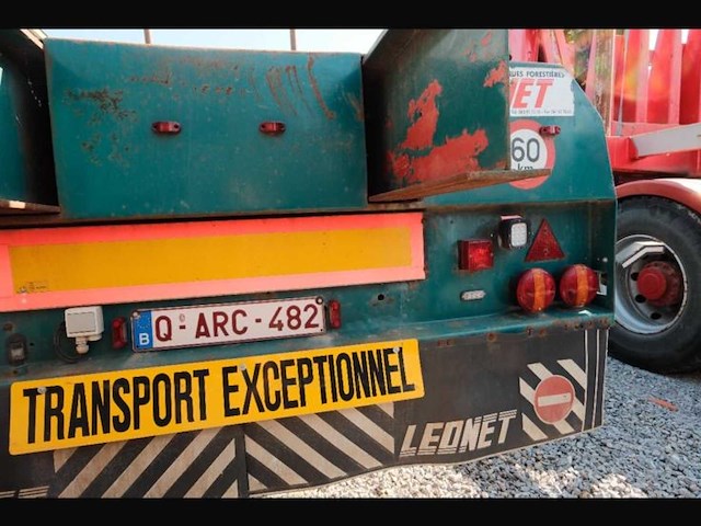 2013 volvo fmfh e5 vrachtwagen met aanhangwagen voor houttransport boomstammen bulktransport met jonsered 2190 laadkraan - afbeelding 8 van  27