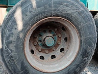 2013 volvo fmfh e5 vrachtwagen met aanhangwagen voor houttransport boomstammen bulktransport met jonsered 2190 laadkraan - afbeelding 10 van  27