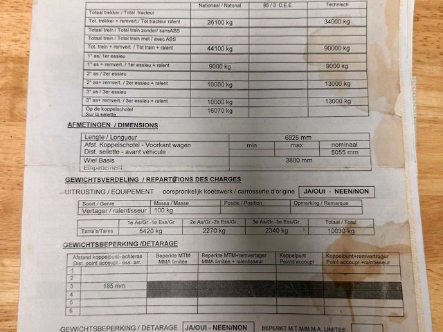 2013 volvo fmfh e5 vrachtwagen met aanhangwagen voor houttransport boomstammen bulktransport met jonsered 2190 laadkraan - afbeelding 17 van  27