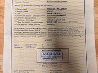 2013 volvo fmfh e5 vrachtwagen met aanhangwagen voor houttransport boomstammen bulktransport met jonsered 2190 laadkraan - afbeelding 19 van  27