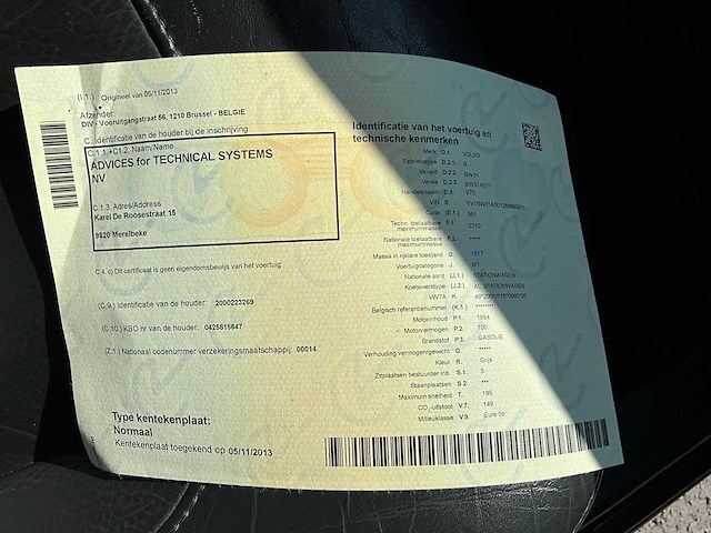 2013 volvo v70 personenauto - afbeelding 23 van  31
