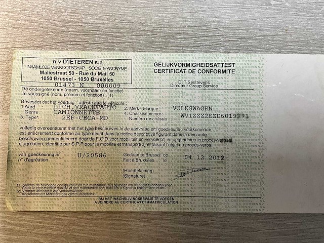 2013 vw crafter lichte vracht - 7 personen - afbeelding 33 van  39