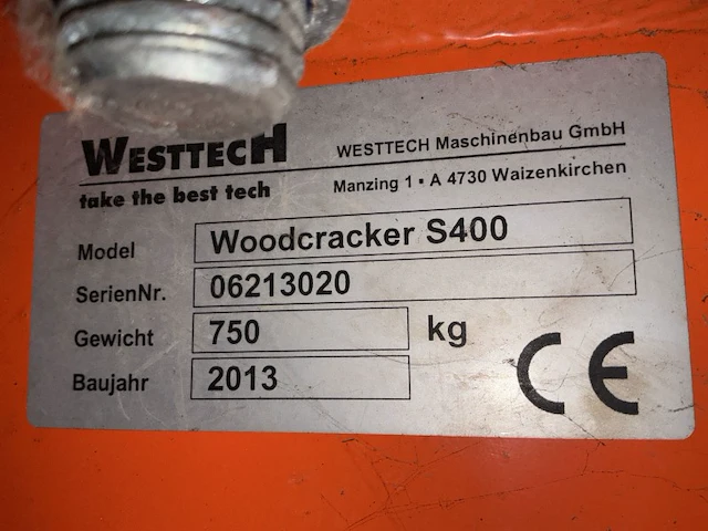 2013 westtech woodcracker s400 boomknipper - afbeelding 5 van  13