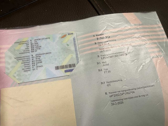 2014 agm f7 50 scooter - afbeelding 3 van  11