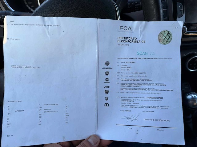 2014 alfa romeo giulietta 940 personenauto - afbeelding 21 van  38