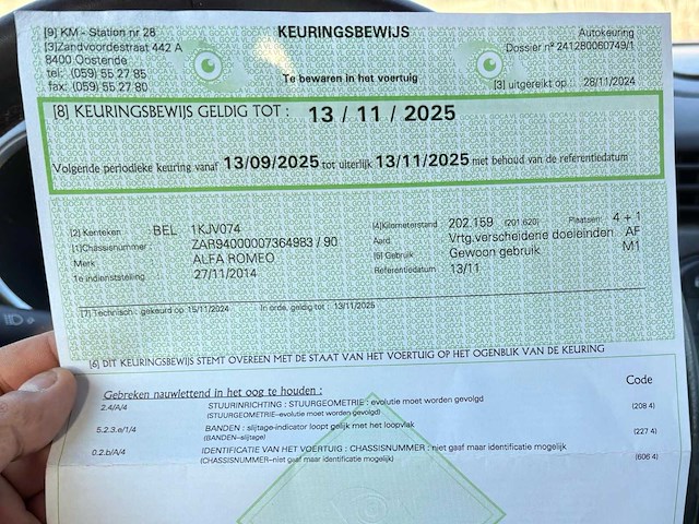 2014 alfa romeo giulietta 940 personenauto - afbeelding 24 van  38
