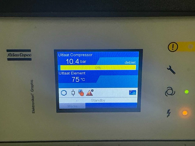 2014 atlas copco ga11vsd+ schroefcompressor - afbeelding 3 van  6