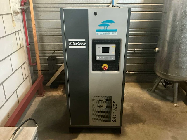 2014 atlas copco ga11vsd+ schroefcompressor - afbeelding 1 van  6