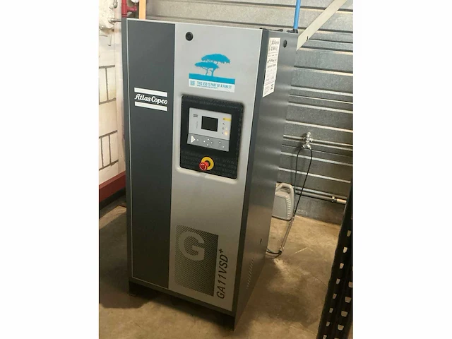 2014 atlas copco ga11vsd+ schroefcompressor - afbeelding 2 van  6